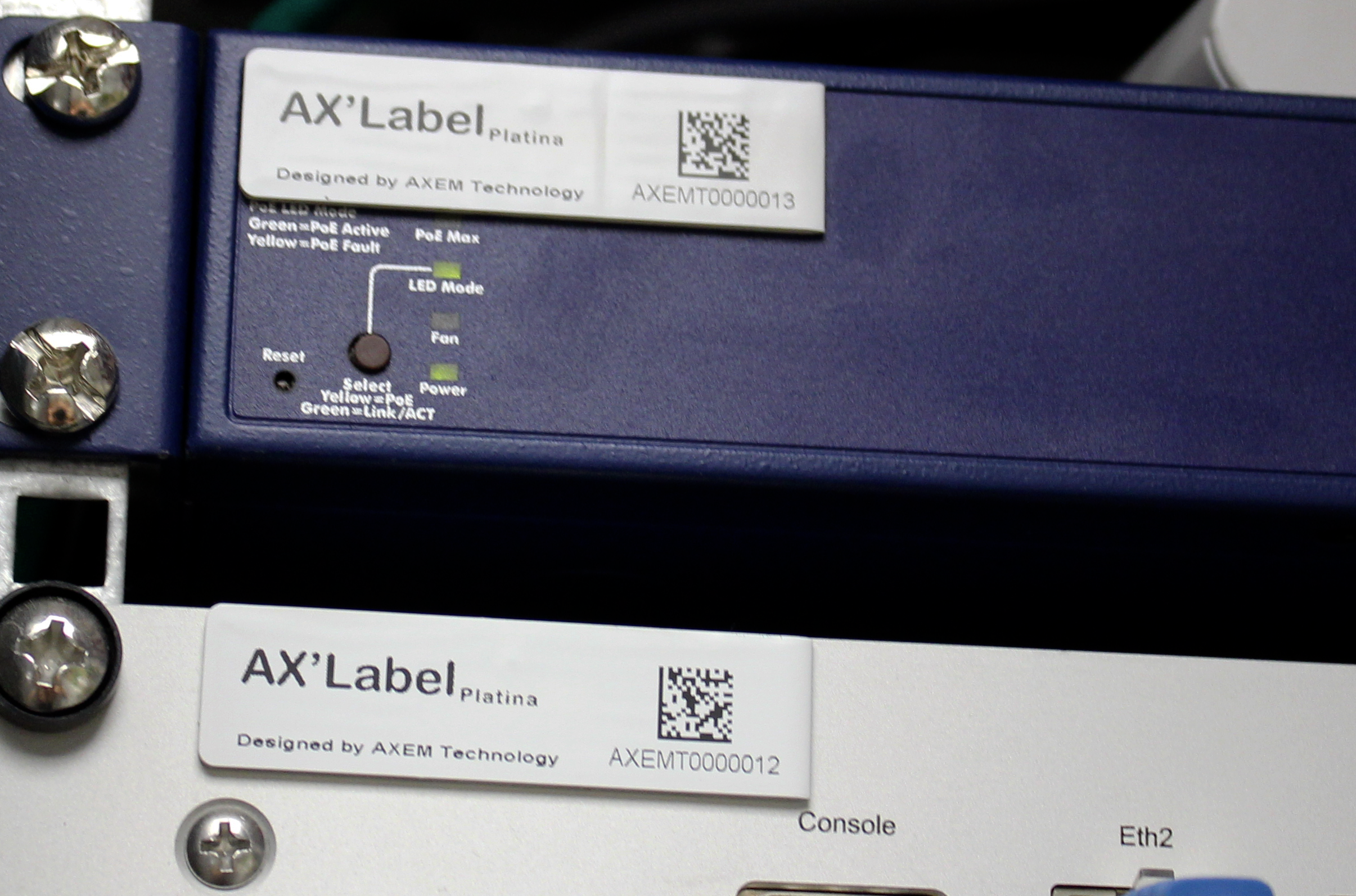 AX'Label Servidor informático Platina UHF Datamatrix 530x360